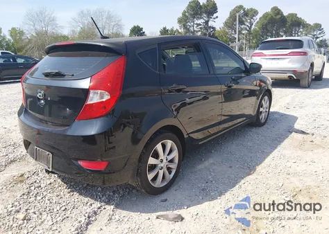 2014 Hyundai Accent Se from USA, damaged, VIN KMHCU5AEXEU196338